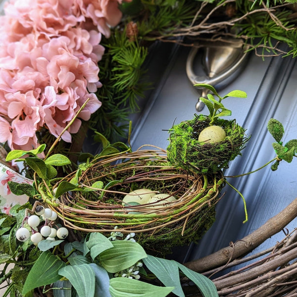 Front door spring wreath