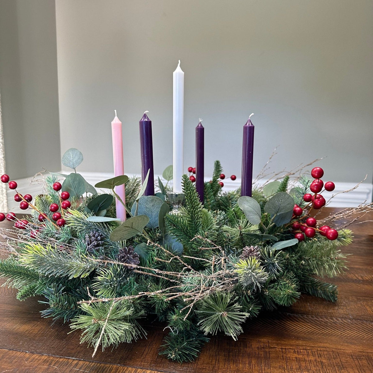 Advent wreath overview picture