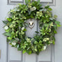 Eucalyptus greenery wreath - 24 inch wreath is shown