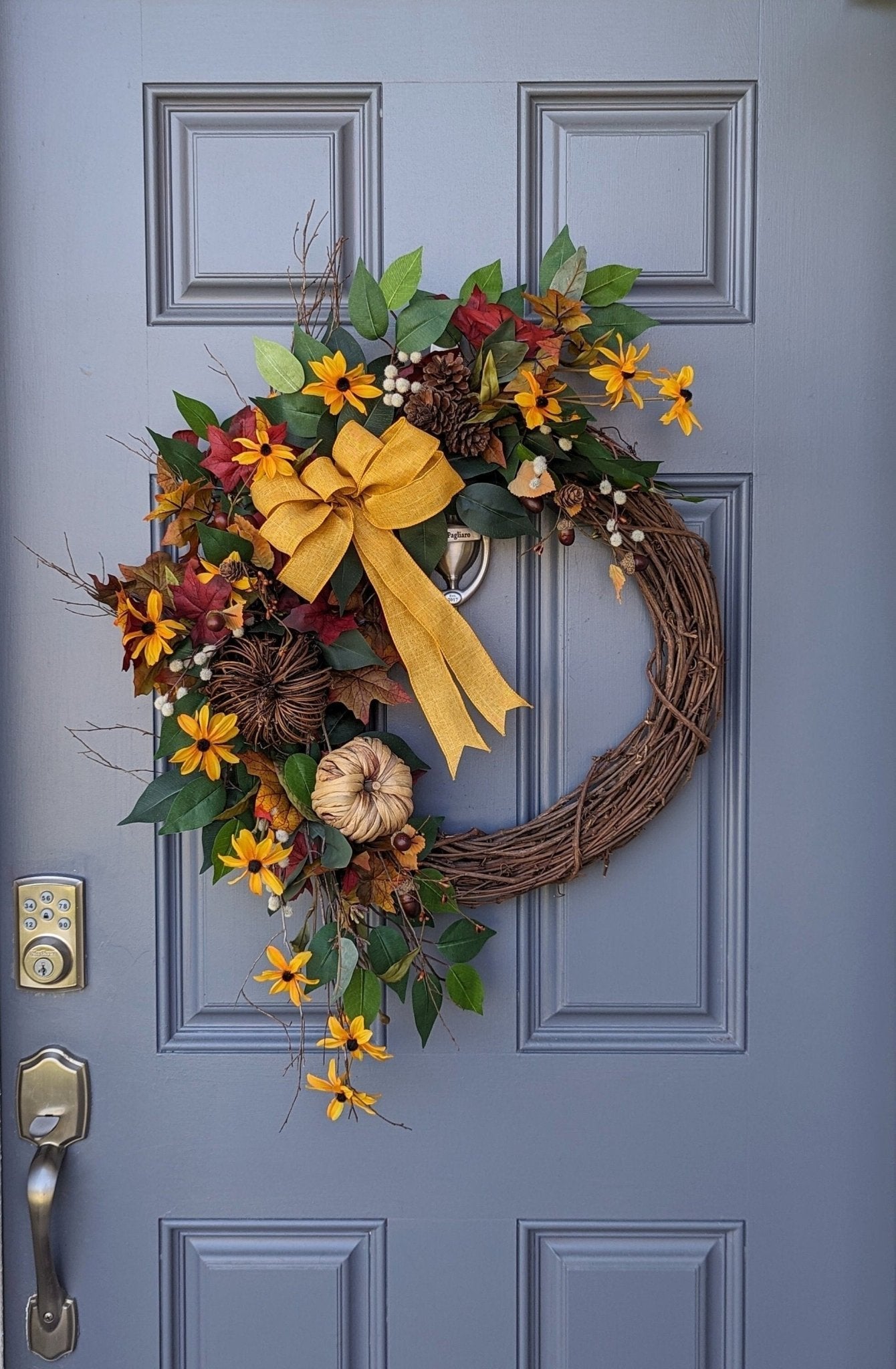 Autumn Wreath - Fall Wreath shops - Fall Decor - Autumn Decor - Front Door Decor - Front Door Wreath