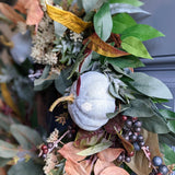 Image of the Eucalyptus and Pumpkin Wreath