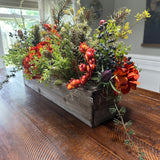 Table fall centerpiece, Thanksgiving table decor, Fall floral decor, Autumn arrangement, farmhouse decor, housewarming gift, hostess gift