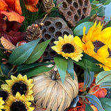 Autumn Harvest Wicker Basket