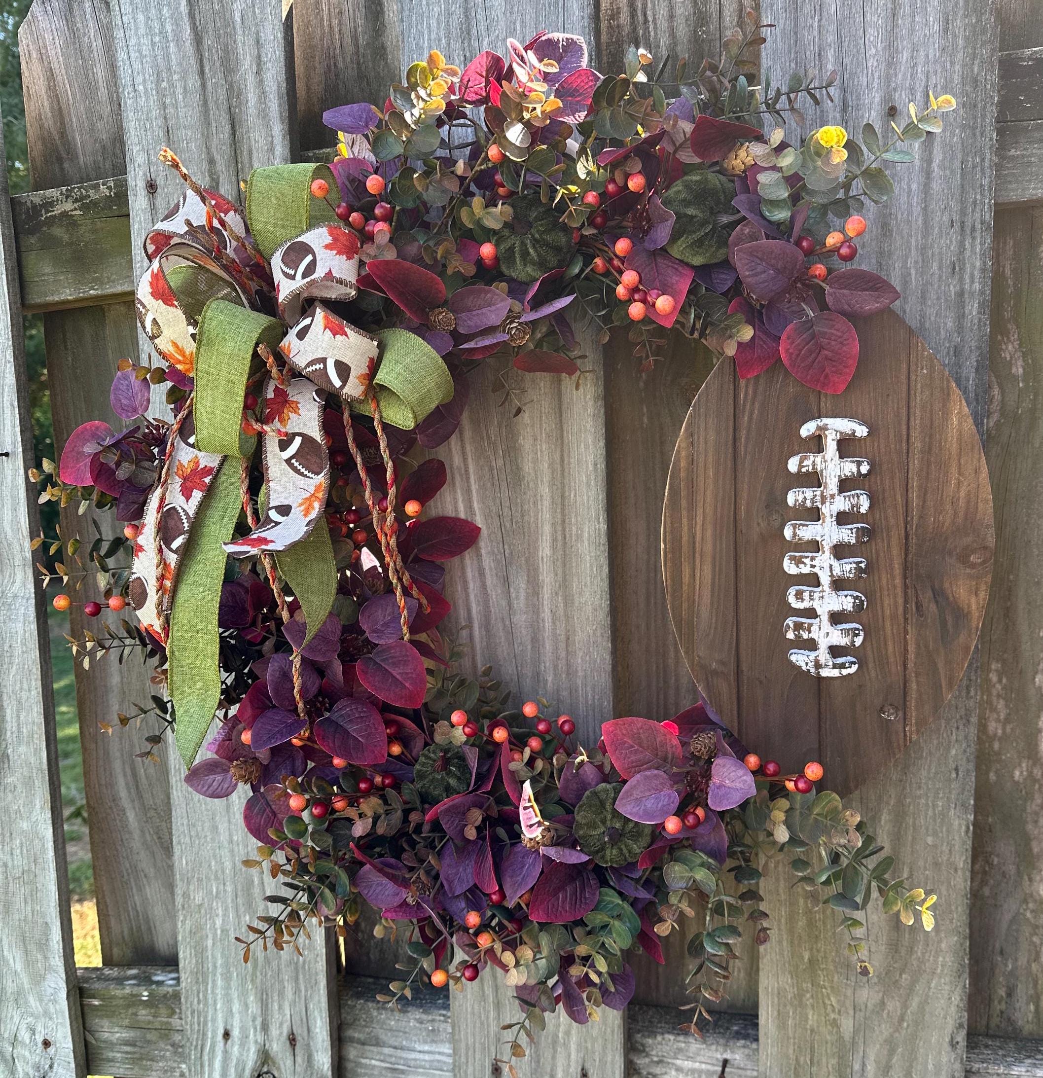 Fall is for Football Wreath shops