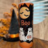 Personalized halloween nurses tumbler, Ghost cup with straw and lid, Nurses tumbler, Halloween nurses,