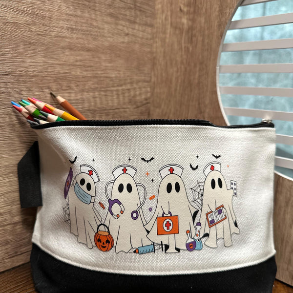 Halloween Nurse Personalized cosmetic bag