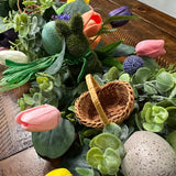 Easter garland for table or your mantle. Spring is around the corner. Perfect for hosting Easter brunch or lunch. This garland stunning!
