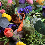 Easter garland for table or your mantle. Spring is around the corner. Perfect for hosting Easter brunch or lunch. This garland stunning!