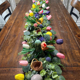 Easter garland for table or your mantle. Spring is around the corner. Perfect for hosting Easter brunch or lunch. This garland stunning!