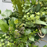 Eucalyptus year round greenery front door wreath comes with a 4th of July bow which can easily be changed for every season and holiday