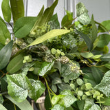 Eucalyptus year round greenery front door wreath comes with a 4th of July bow which can easily be changed for every season and holiday