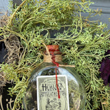 Halloween Wreath | Witch Decor | Magic | October 31 Decorations | Primitive Witch Wreath | Witch's Hat | Spooky | Leather Spell Book | BOO!