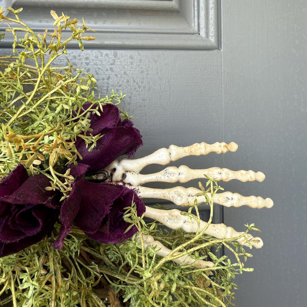 Halloween Wreath | Witch Decor | Magic | October 31 Decorations | Primitive Witch Wreath | Witch's Hat | Spooky | Leather Spell Book | BOO!