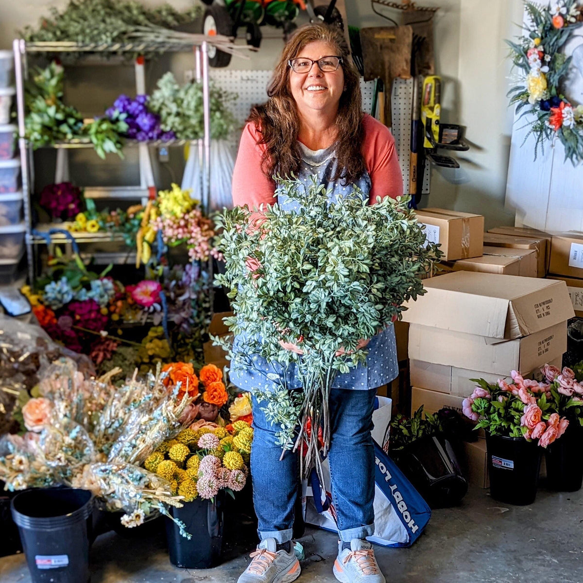 Christmas front door wreath, Religious wreath, Handmade wreath, Front door decor, Painted sign with Jesus, Mary and Joseph in a manger.