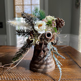 Bell Christmas Ornament , Handmade Wooden Bell Decor, Coworker gift, Nature lover gift