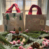 Personalized Christmas ornament, Wood beaded ornament with personal wooden tag. Co worker wreath ornament, Thank you, Holiday gifts! 4”-5”