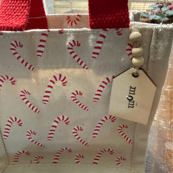 Personalized Christmas ornament, Wood beaded ornament with personal wooden tag. Co worker wreath ornament, Thank you, Holiday gifts! 4”-5”