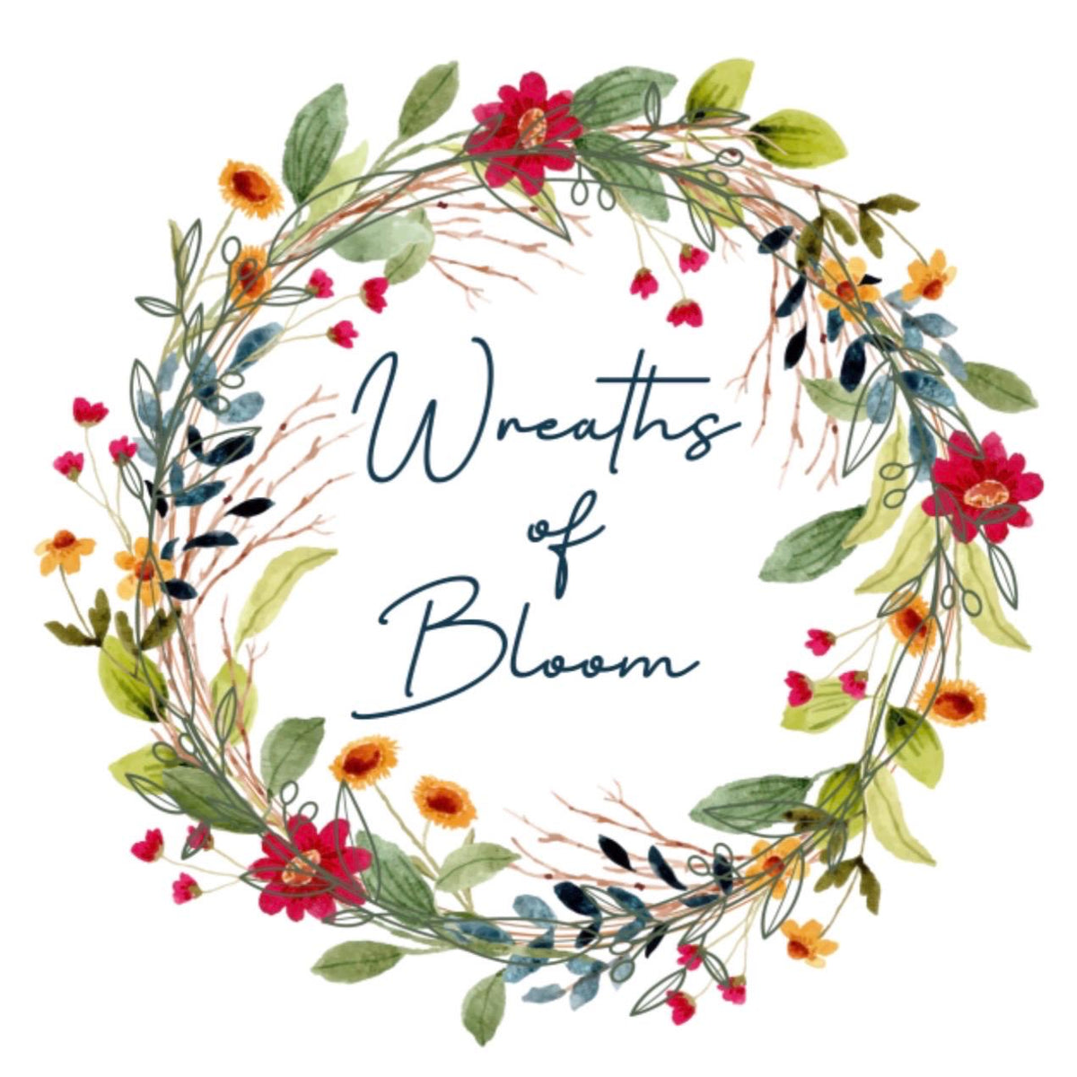 Front door greenery wreath, lush handmade with an assortment of eucalyptus, all seasons wreath, modern cottage wreath design in 3 sizes.