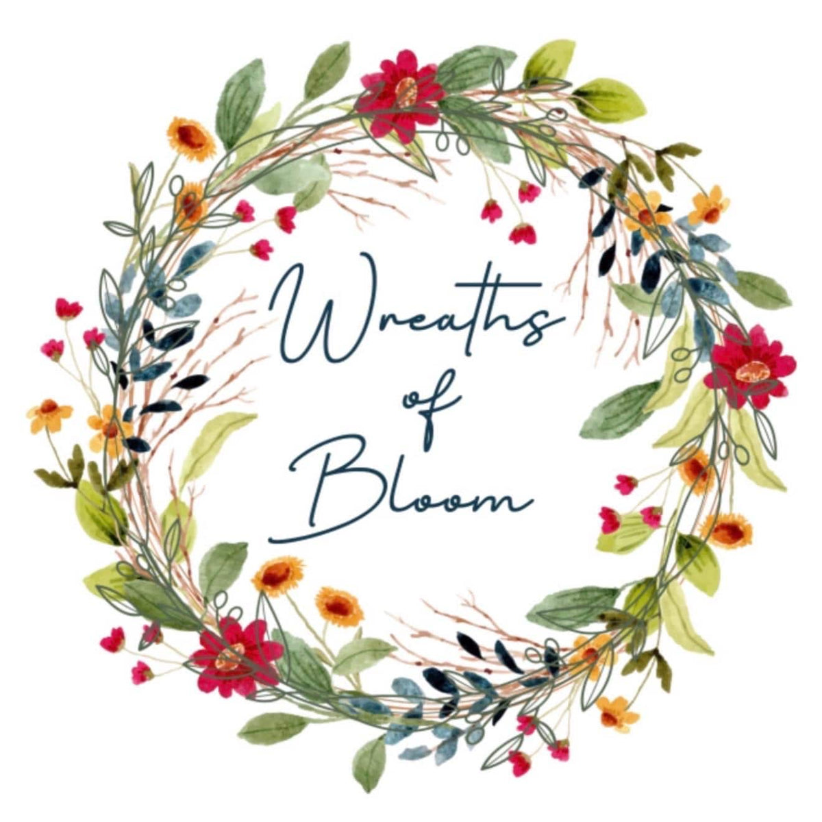 Summer americana wreath for front door, red, white and blue flowers with cotton, and berries for texture. Love the adorable watermelon wedge