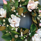 Magnolia Front Door Wreath