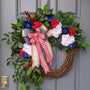 Patriotic Front Door Wreath