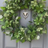 Eucalyptus greenery wreath handmade for your front door, This all seasons wreath will add to the charm and coziness of your home