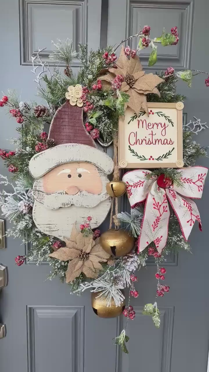 Santa wreath