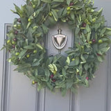 Year round greenery wreath