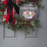 Christmas wreath for front door