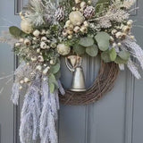 Winter wreath for door