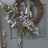 Winter front door wreath