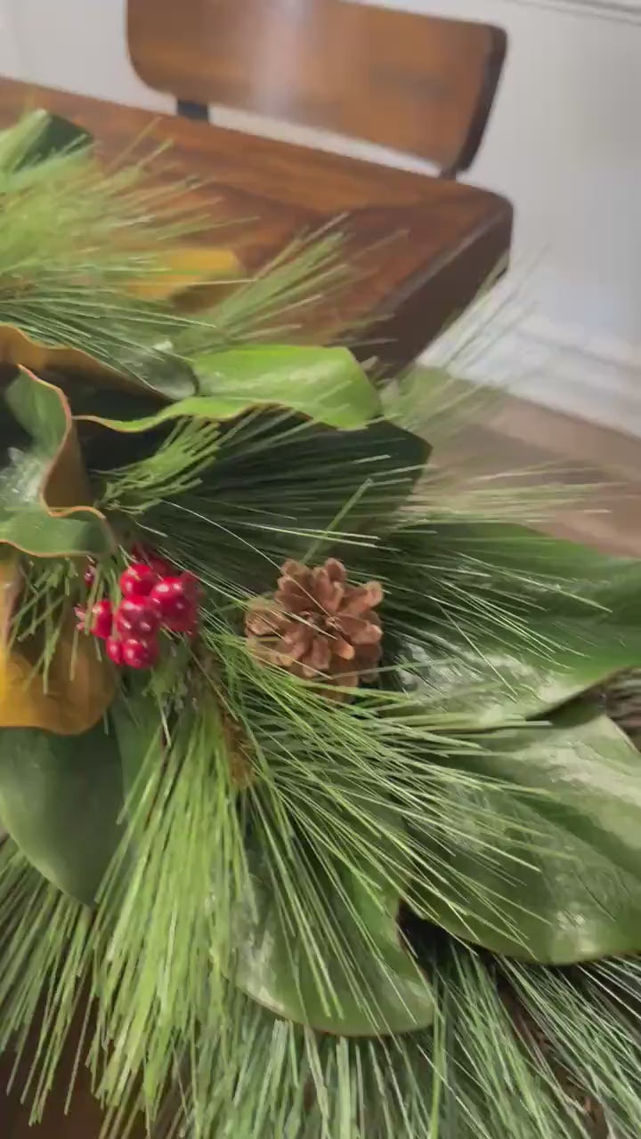 Magnolia Christmas Garland