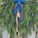 Front door winter wreath