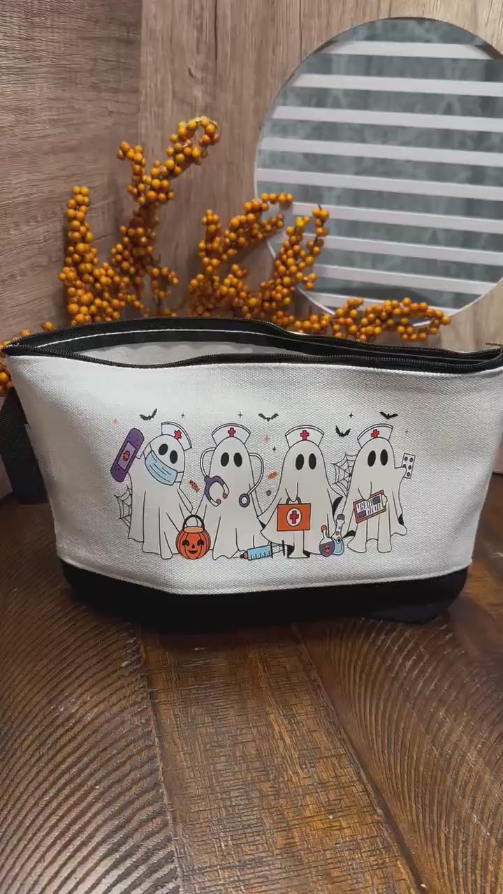 Halloween Nurse Personalized cosmetic bag