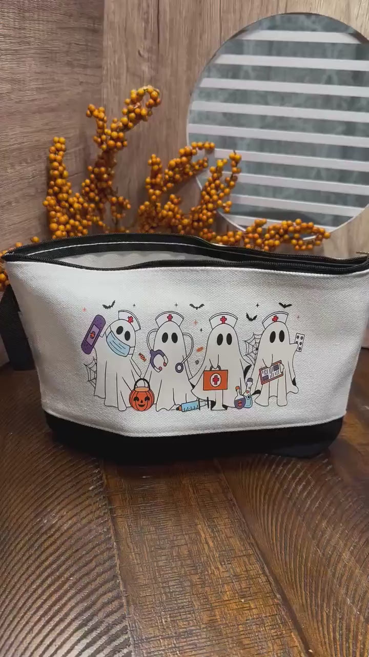 Halloween Nurse Personalized cosmetic/pencil bag